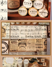 Load image into Gallery viewer, Japanese Vintage Style Life Series Masking Tapes