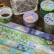 Load image into Gallery viewer, Nature Series Oil Painting Washi Tapes - Original Kawaii Pen