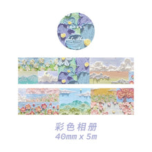 Load image into Gallery viewer, Nature Series Oil Painting Washi Tapes - Original Kawaii Pen
