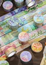 Load image into Gallery viewer, Nature Series Oil Painting Washi Tapes - Original Kawaii Pen