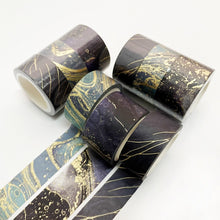 Load image into Gallery viewer, Gold Foiled Nature Washi Tape Set