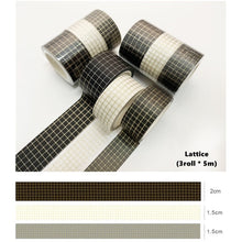 Load image into Gallery viewer, Gold Foiled Nature Washi Tape Set