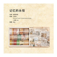 Load image into Gallery viewer, Vintage Imprint Series Masking Tape Set (20 pcs) - Original Kawaii Pen