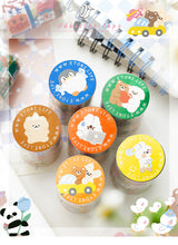Load image into Gallery viewer, Japanese Animal Family Series Masking Tapes