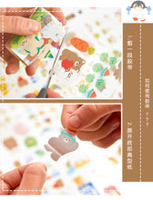 Load image into Gallery viewer, Japanese Animal Family Series Masking Tapes