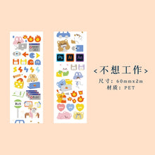 Load image into Gallery viewer, Japanese Animal Family Series Masking Tapes