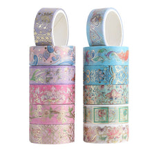 Load image into Gallery viewer, Blooming Flower Washi Tape Set (12pcs)