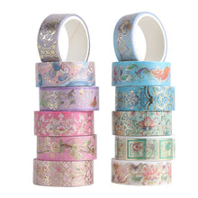 Load image into Gallery viewer, Blooming Flower Washi Tape Set (12pcs)