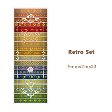Load image into Gallery viewer, Aerobic Lifestyle Washi Tape Set (12 types)