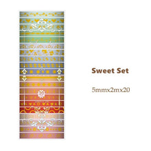 Load image into Gallery viewer, Aerobic Lifestyle Washi Tape Set (12 types)