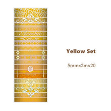 Load image into Gallery viewer, Aerobic Lifestyle Washi Tape Set (12 types)