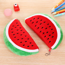 Load image into Gallery viewer, Watermelon Plush Pencil Case