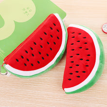 Load image into Gallery viewer, Watermelon Plush Pencil Case