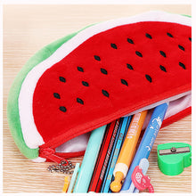 Load image into Gallery viewer, Watermelon Plush Pencil Case