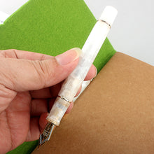 Load image into Gallery viewer, White Marble Fountain Pen