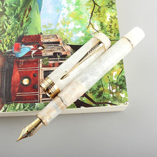 Load image into Gallery viewer, White Marble Fountain Pen