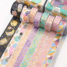 Load image into Gallery viewer, Universe & Floret Gold Foiled Masking Tape Sets - Limited Edition - Original Kawaii Pen
