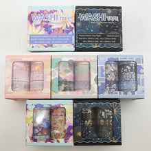 Load image into Gallery viewer, Universe & Floret Gold Foiled Masking Tape Sets - Limited Edition - Original Kawaii Pen