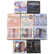 Load image into Gallery viewer, Universe & Floret Gold Foiled Masking Tape Sets - Limited Edition - Original Kawaii Pen