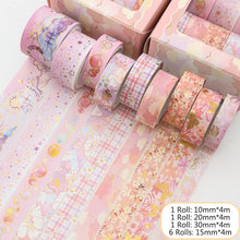 Load image into Gallery viewer, Universe & Floret Gold Foiled Masking Tape Sets - Limited Edition - Original Kawaii Pen