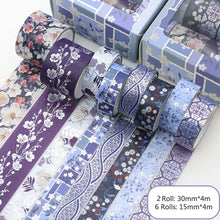 Load image into Gallery viewer, Universe & Floret Gold Foiled Masking Tape Sets - Limited Edition - Original Kawaii Pen