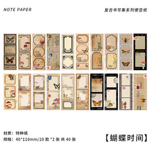 Load image into Gallery viewer, Vintage Style Slim Memo Pads