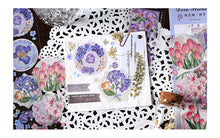 Load image into Gallery viewer, Kawaii Animal & Floral Long Deco Stickers - Original Kawaii Pen