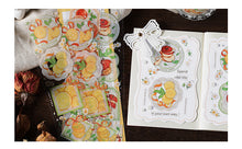 Load image into Gallery viewer, Kawaii Animal & Floral Long Deco Stickers - Original Kawaii Pen