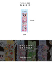 Load image into Gallery viewer, Kawaii Animal & Floral Long Deco Stickers - Original Kawaii Pen
