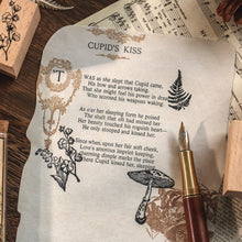 Load image into Gallery viewer, Phases of Moon & Plant Atlas Rubber Stamp Set (7pcs)