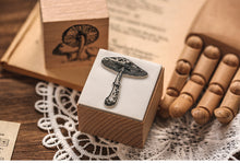 Load image into Gallery viewer, Phases of Moon & Plant Atlas Rubber Stamp Set (7pcs)