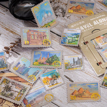 Load image into Gallery viewer, Travel Alone Series Golden Stickers