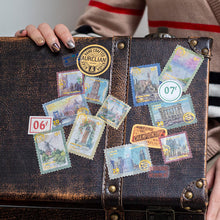 Load image into Gallery viewer, Travel Alone Series Golden Stickers