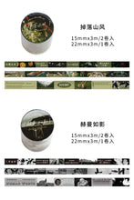 Load image into Gallery viewer, Dream Traveler Washi Tape Set (3pcs)