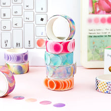 Load image into Gallery viewer, Colorful Dots Nature Masking Tape Sets ( 6 Designs)