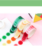 Load image into Gallery viewer, Colorful Dots Nature Masking Tape Sets ( 6 Designs)