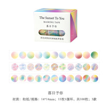 Load image into Gallery viewer, Colorful Dots Nature Masking Tape Sets ( 6 Designs)