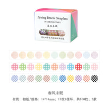 Load image into Gallery viewer, Colorful Dots Nature Masking Tape Sets ( 6 Designs)