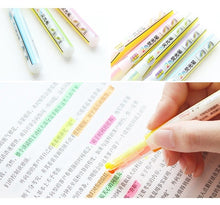Load image into Gallery viewer, Dual Tip Fluorescent Highlighter Set (5pcs)
