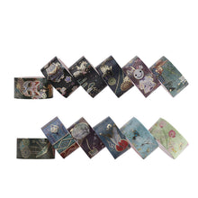 Load image into Gallery viewer, Japanese Culture Gold Foiled Washi Tape Set (12pcs)