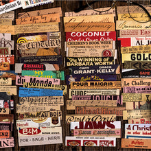 Load image into Gallery viewer, Vintage Style Newspaper Long Stickers (100 pcs a set)