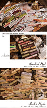 Load image into Gallery viewer, Vintage Style Newspaper Long Stickers (100 pcs a set)