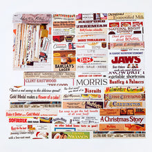 Load image into Gallery viewer, Vintage Style Newspaper Long Stickers (100 pcs a set)