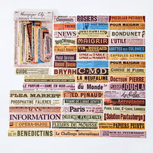 Load image into Gallery viewer, Vintage Style Newspaper Long Stickers (100 pcs a set)