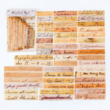 Load image into Gallery viewer, Vintage Style Newspaper Long Stickers (100 pcs a set)
