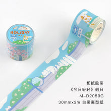 Load image into Gallery viewer, Colorful Nature Wide Washi Tapes