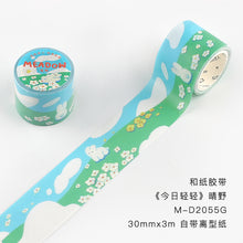 Load image into Gallery viewer, Colorful Nature Wide Washi Tapes