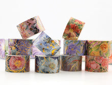 Load image into Gallery viewer, Vintage Style Gold Foiled Blossom Masking Tape Set