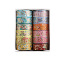 Load image into Gallery viewer, Floret Gold Foiled Washi Tape Set - Limited Edition - Original Kawaii Pen