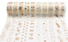 Load image into Gallery viewer, White & Gold Washi Tape Set